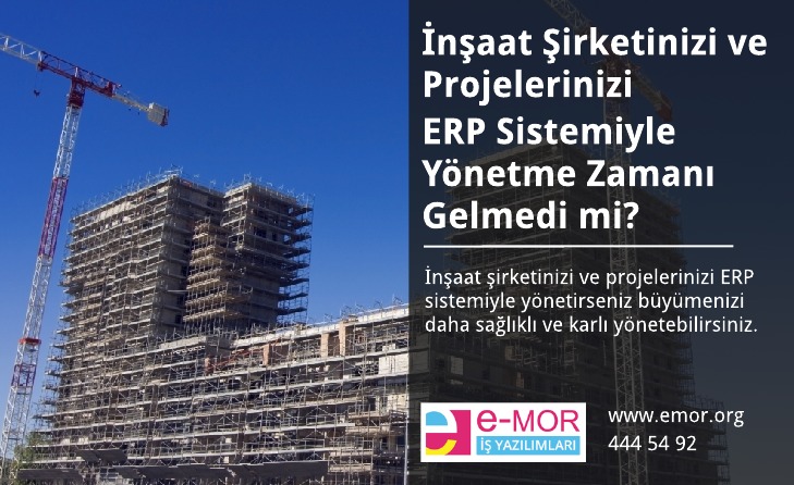 inşaat erp sistemi